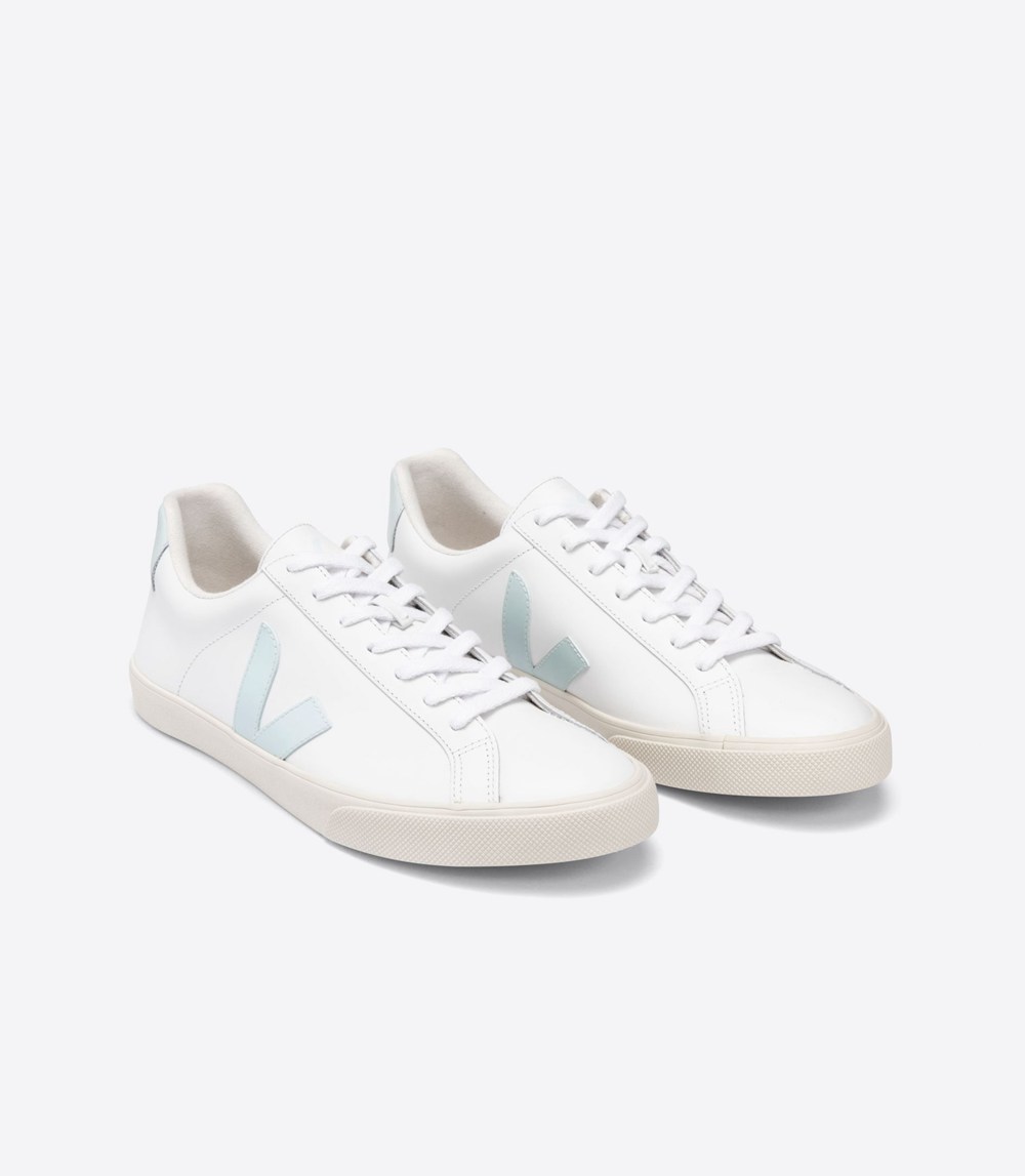 Veja Sneakers Dam - Esplar Läder - Vita - 295384-KGF